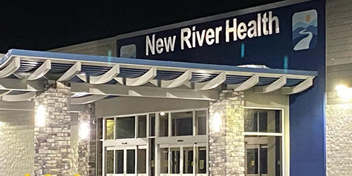 Front of a New River Health Location